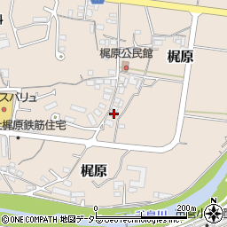 兵庫県加東市梶原176周辺の地図