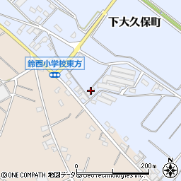 三重県鈴鹿市下大久保町1223周辺の地図