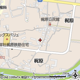 兵庫県加東市梶原174周辺の地図