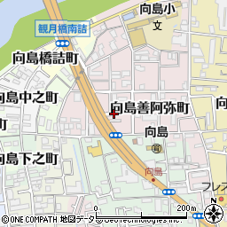 京都府京都市伏見区向島善阿弥町41-12周辺の地図