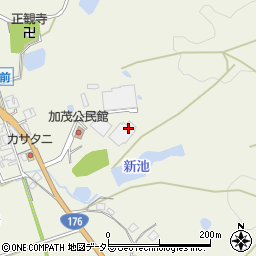 兵庫県三田市加茂290周辺の地図