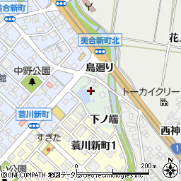 愛知県岡崎市美合町下ノ端14周辺の地図