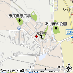兵庫県三田市広沢103周辺の地図