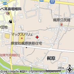 兵庫県加東市梶原168周辺の地図