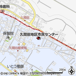 鈴鹿市立久間田公民館周辺の地図