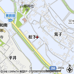 愛知県常滑市久米松下109周辺の地図