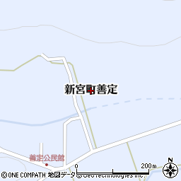 兵庫県たつの市新宮町善定周辺の地図