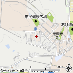 兵庫県三田市広沢124周辺の地図