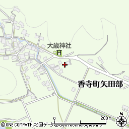 兵庫県姫路市香寺町矢田部636周辺の地図
