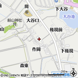 愛知県岡崎市岡町森東42周辺の地図
