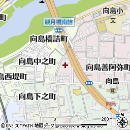 奈良街道周辺の地図