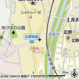 兵庫県三田市上井沢137周辺の地図