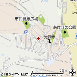 兵庫県三田市広沢106周辺の地図