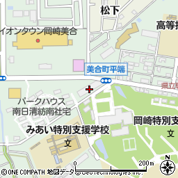 ネクステージ岡崎美合店周辺の地図