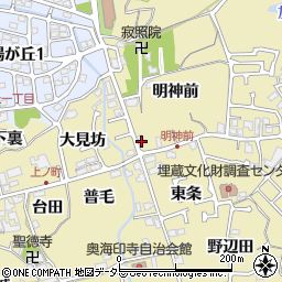 京都府長岡京市奥海印寺明神前1周辺の地図