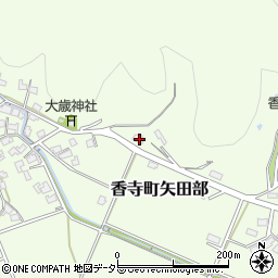 兵庫県姫路市香寺町矢田部597-5周辺の地図