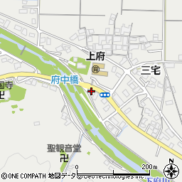 上府簡易郵便局周辺の地図