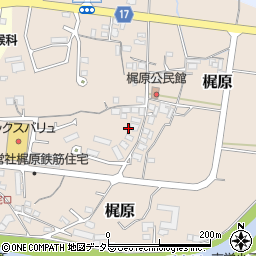 兵庫県加東市梶原185周辺の地図