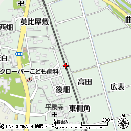 愛知県阿久比町（知多郡）椋岡（山崎）周辺の地図