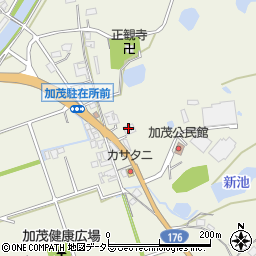 兵庫県三田市加茂288周辺の地図