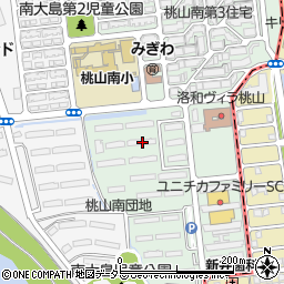 都市再生機構（独立行政法人）西日本支社　桃山南団地管理サービス事務所周辺の地図