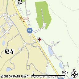 兵庫県三田市志手原391周辺の地図