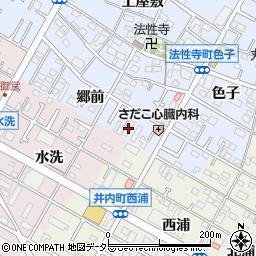 愛知県岡崎市法性寺町郷前60周辺の地図