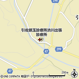 浜松市引佐鎮玉診療所渋川出張診療所周辺の地図
