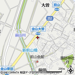 愛知県常滑市金山大曽43周辺の地図