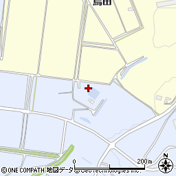 久米揚水機場周辺の地図