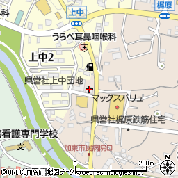 兵庫県加東市梶原358周辺の地図