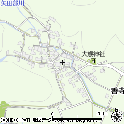 兵庫県姫路市香寺町矢田部324周辺の地図