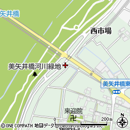 愛知県岡崎市上青野町市場周辺の地図