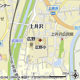 三田市立広野小学校周辺の地図