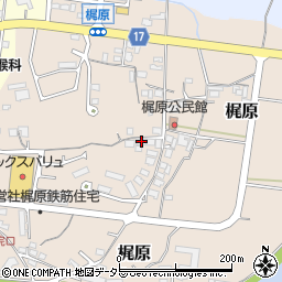 兵庫県加東市梶原194周辺の地図