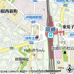 バジェットレンタカー岡崎駅前店周辺の地図