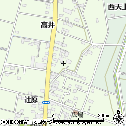 愛知県安城市石井町高井227周辺の地図