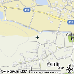兵庫県加西市谷口町周辺の地図