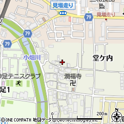 京都府長岡京市神足屋敷2周辺の地図