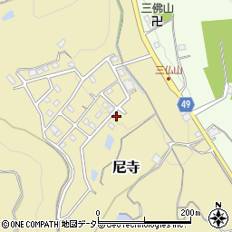兵庫県三田市尼寺893周辺の地図