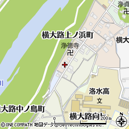 京都府京都市伏見区横大路上ノ浜町24周辺の地図