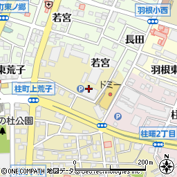 愛知県岡崎市柱町下弁当周辺の地図