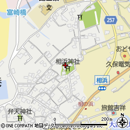相浜神社周辺の地図