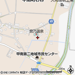 滋賀県甲賀市甲南町杉谷364周辺の地図