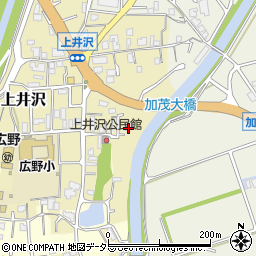 兵庫県三田市上井沢222周辺の地図