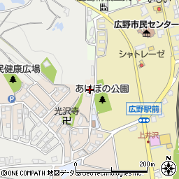 兵庫県三田市広沢151周辺の地図