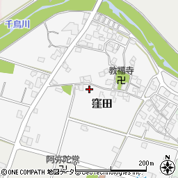 兵庫県加東市窪田周辺の地図