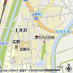 兵庫県三田市上井沢625周辺の地図