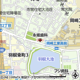 永坂歯科クリニック周辺の地図