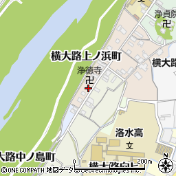 京都府京都市伏見区横大路上ノ浜町21周辺の地図